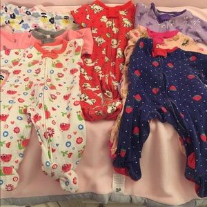7 footie pajamas